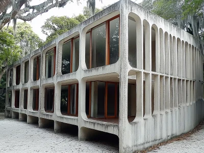 Brazilian Modernist Concrete Pre-Cast