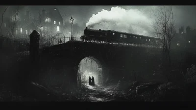 Night Train in 19th Century England