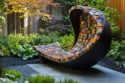 Modern Garden Sculpture