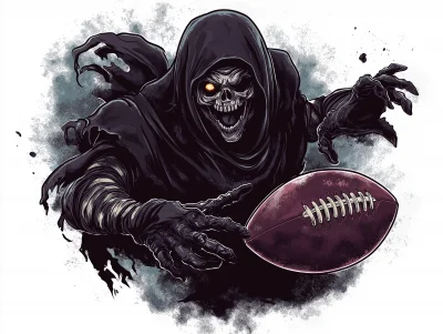 Gridiron Grim Reapers Fantasy Football Logo