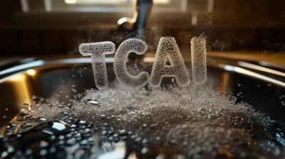 Steaming Powder Formation in a Kitchen Sink