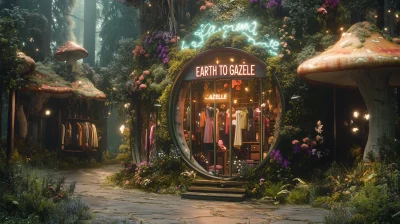 Enchanted Fairy Office in Mushroom Forest