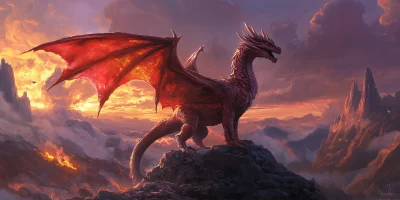 Fantasy Dragon Background