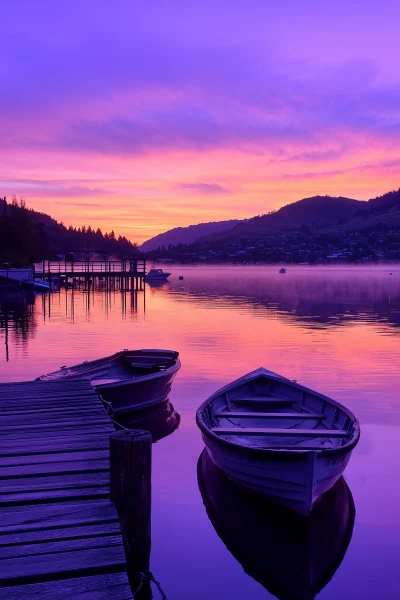 Tranquil Evening at Queenstown