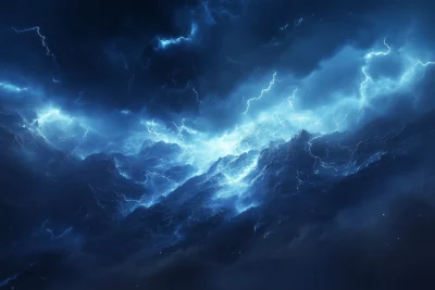 Epic Storm with Volumetric Lighting