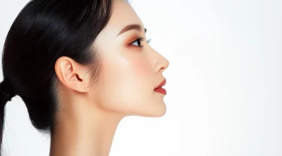 Side Profile Portrait of an Asian Woman