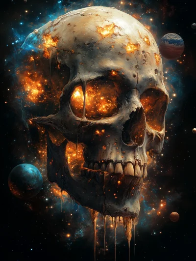 Skull in Space