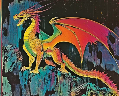 Colorful Dragon Artwork