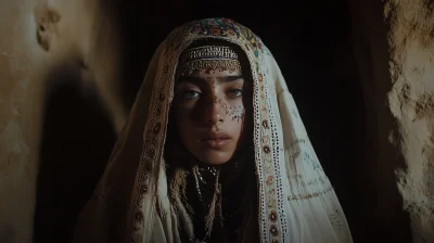 Portrait of Ancient Iranian Woman