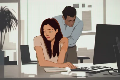 Office Harassment in 2D Animation