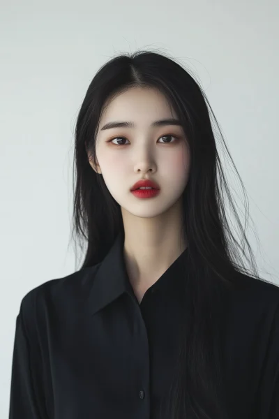 Korean Fashion Model Portrait