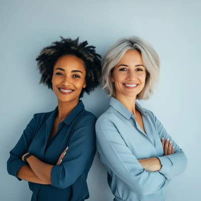 Diverse Business Women Smiling