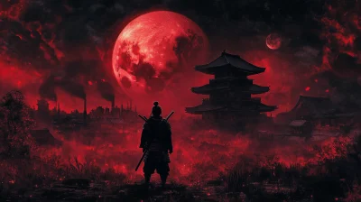 Samurai in Post-Apocalyptic Japan