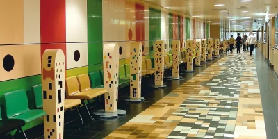 Colorful Kids Hospital Waiting Room