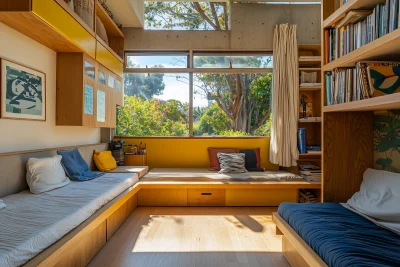 Interior of a Small House in San Francisco