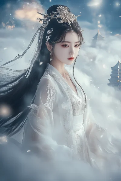 Elegant Beauty in Traditional Hanfu