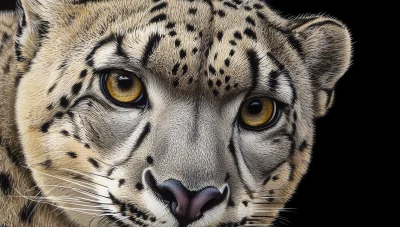 Snow Leopard Portrait