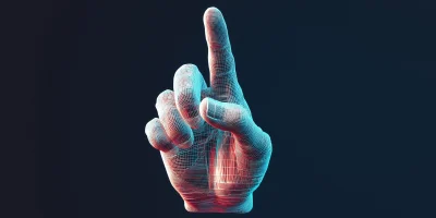 Hand Gesture 3D Icon