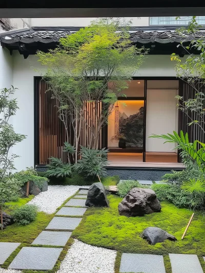 Japanese Style Courtyard