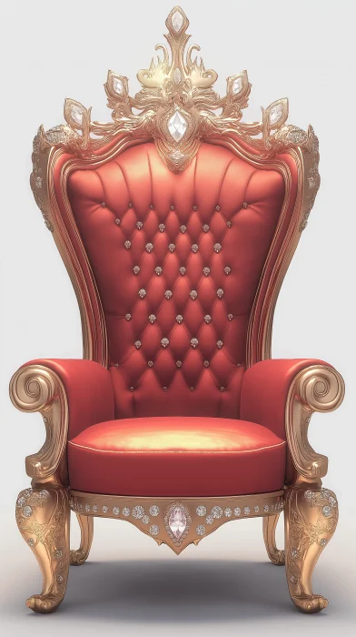 Queen’s Throne Chair in 3D Game Project