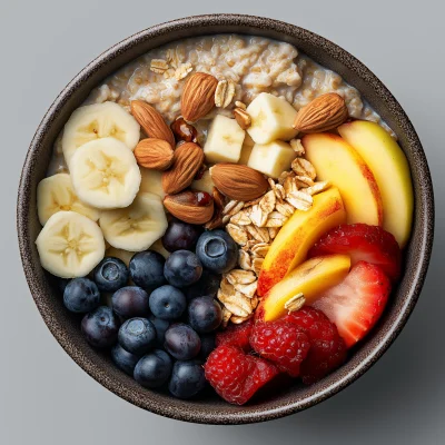 Wholesome Grain Bowl with Fruits