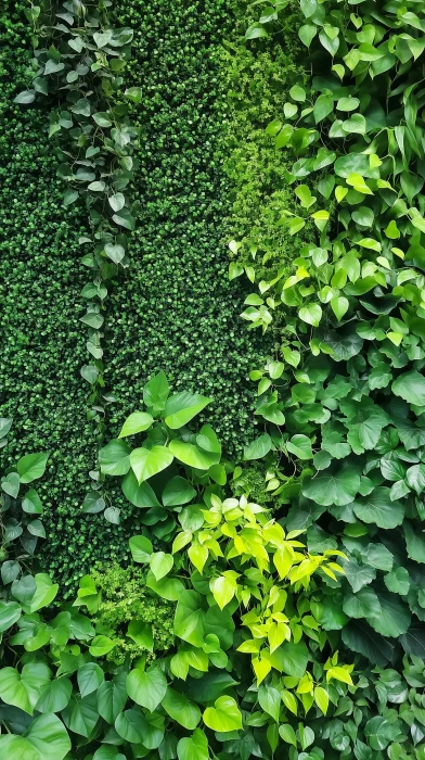 Green Leaves Wall