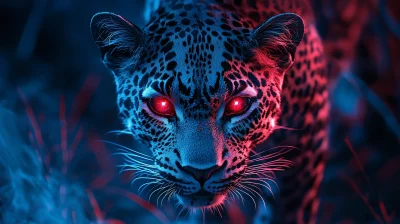 Leopard in the Night