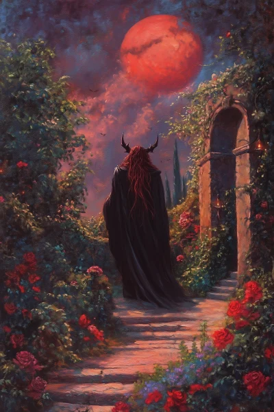 Dark Lord in a Desert Garden