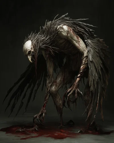 Silent Hill Style Terrifying Bird