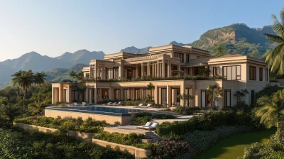 Luxurious Villa on a Hill in Udaipur