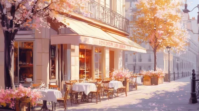 Parisian Street Café