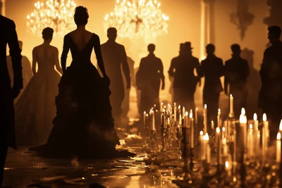 Victorian Aristocrats Silhouette