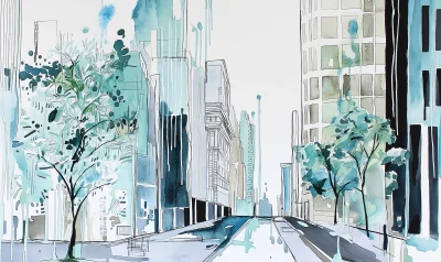 Urban Sketching Cityscape