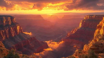 Sunrise over Grand Canyon