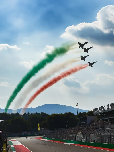 Fighter Jets at Grand Prix of Italy