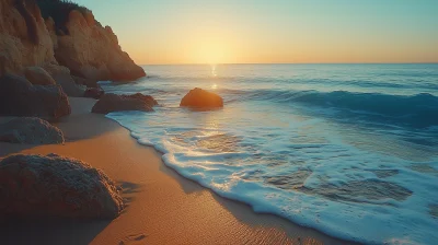 Sundown at the Beach