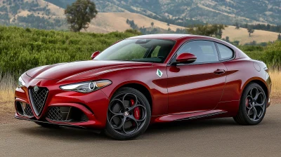 2020s Alfa Romeo Giulia Coupe Press Photo