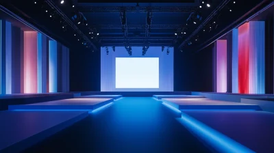 Contemporary Minimalistic Stage Setup