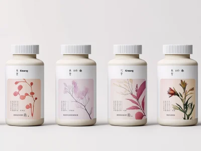 Kinseng Traditional Chinese Medicine Pill Bottle Packaging