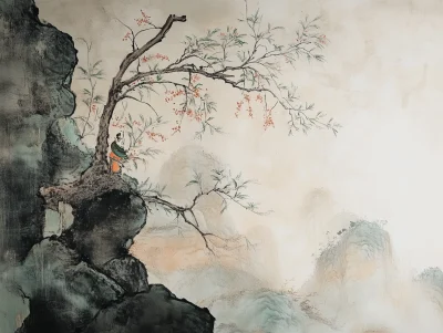 Chinese Song Dynasty Style Mural