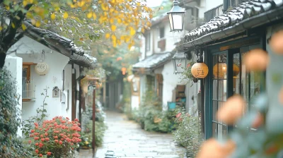 Old House in Ancient Town of Jiangnan