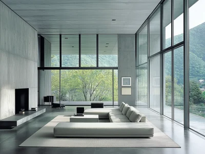 Serene Minimalist Living Room