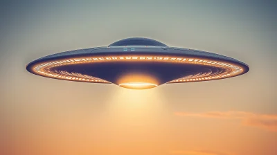 UFO Mystery in the Night Sky