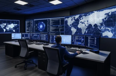 Cybersecurity Firm Office