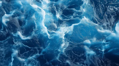 Abstract Blue Water Background