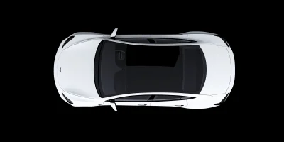 Simple 3D Electric Vehicle Top View