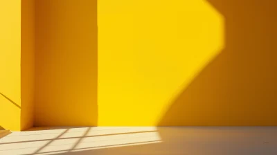 Yellow Minimalist Studio Background