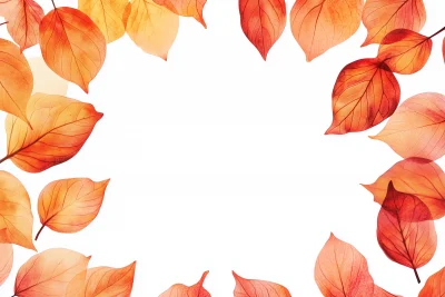 Autumn Leaves Banner Frame