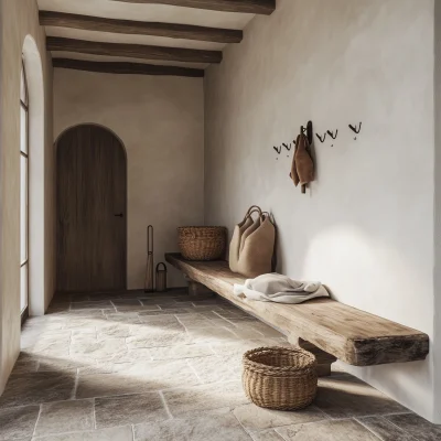 Contemporary Rustic Entryway