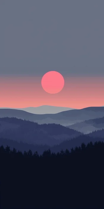 Minimalist Nature Illustration